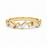 Round and Baguette Band