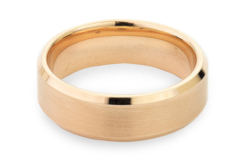 Beveled Edge Wedding Band