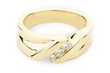 Round Diamond Wedding Band
