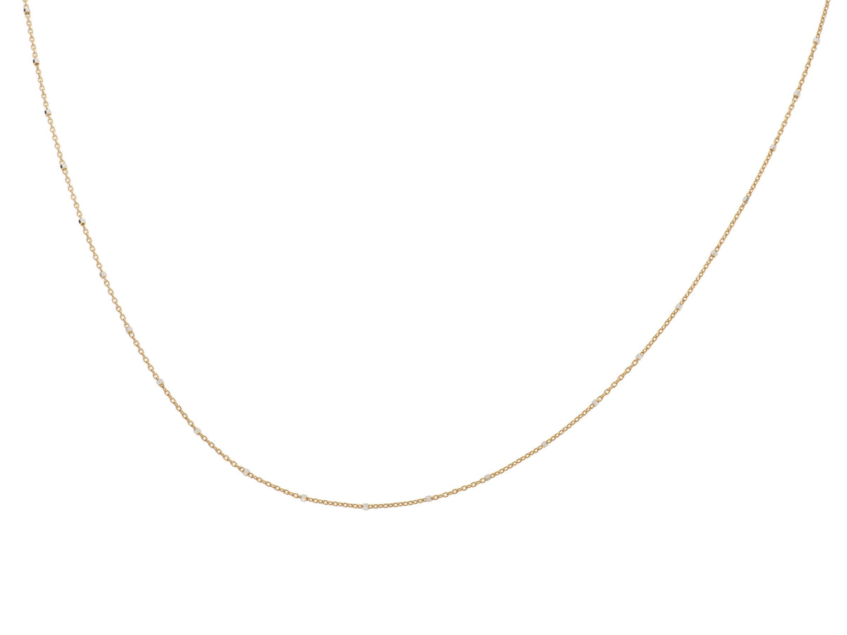 Diamond Cut Cube Chain Necklace – Palazzo Jewelers