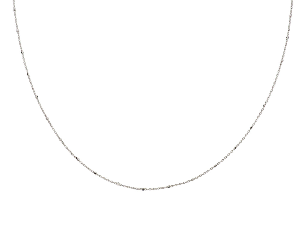 Diamond Cut Cube Chain Necklace