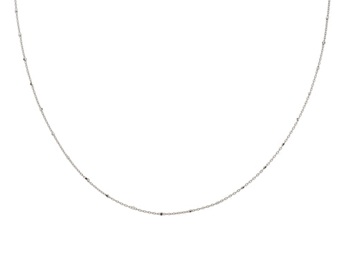 Diamond Cut Cube Chain Necklace
