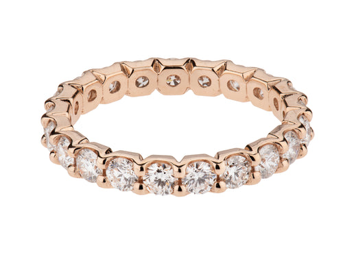 Round Diamond Eternity Band