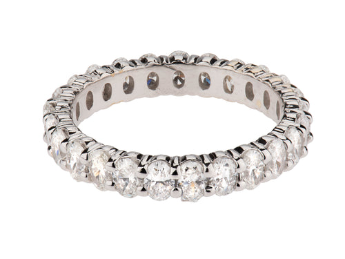 Oval Diamond Eternity Band
