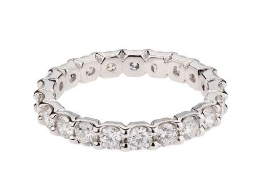 Round Diamond Eternity Band