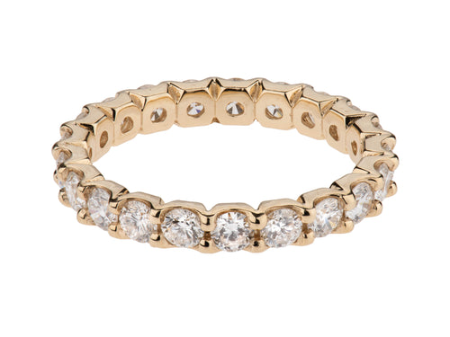 Round Diamond Eternity Band