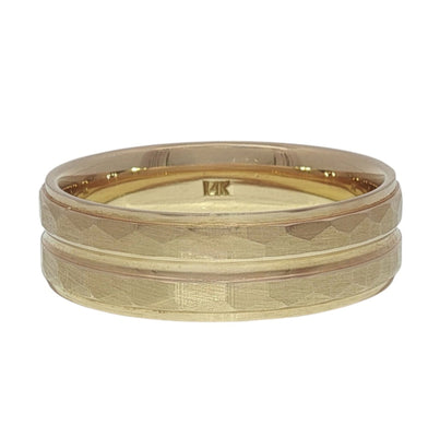 Men's Yellow Gold Wedding Band
