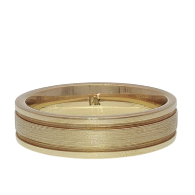 Men's Yellow Gold Wedding Band