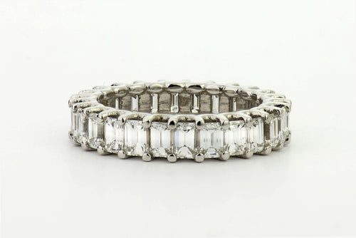 Emerald Cut Diamond Eternity Band